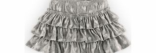 Mini Boden Ruffle Jersey Skort, Grey Marl