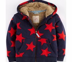 Shaggy Lined Hoody, Navy/Rockabilly Star,Storm