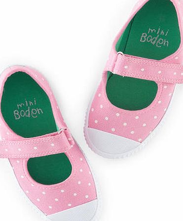 Mini Boden Spotty Canvas Pumps, Pink 34523803