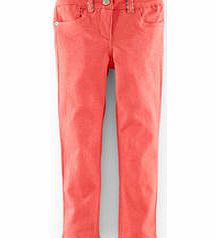 Mini Boden Super Stretch Slim Fit Jeans, Powder Pink,Polka