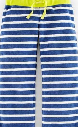 Mini Boden Towelling Sweatpants, Blue 34498493