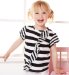 Pure Cotton Ruffle Stripe T-Shirt