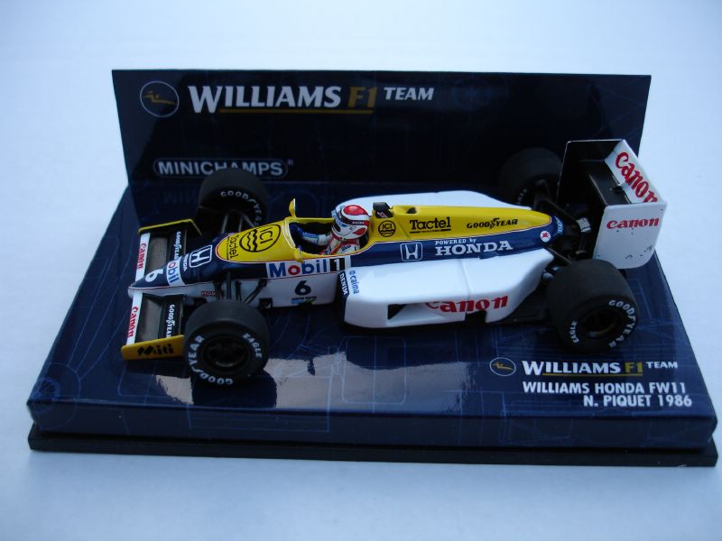 1986 Williams Honda FW11 - N.Piquet in White