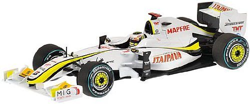 Brawn GP BGP 001 Brazil GP 2009 - Jenson Button 2009 F1 World Champion 1/43 Scale Die-Cast Model