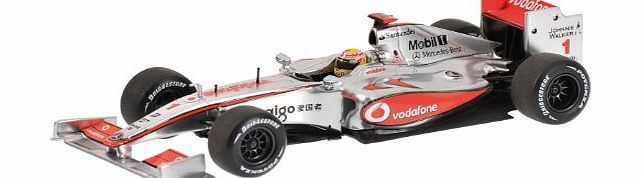 Pauls Model Art 1/43 Lewis Hamilton Mclaren Mercedes Showcar 2009