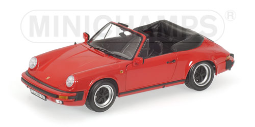 Porsche 911 Carrera Cabriolet 1983 in Red