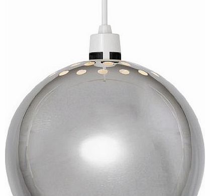 Mini Retro Chrome Arco Style Dome Ceiling Pendant Light Shade