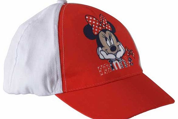 Disney Minnie Mouse Girls Red Cap - Small-Medium