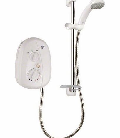 Vie Electric Shower 9.5KW (White/Chrome)