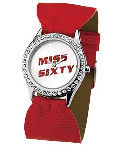 Red Strap Quartz Watch