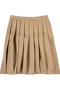 Miu Miu Pleated wool skirt