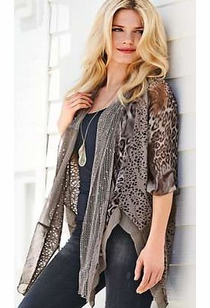 Fabric Cardigan