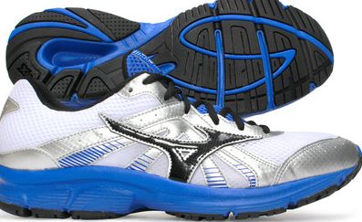 Mizuno Crusader 8 Running Shoes White/Black/Dazzling Blue