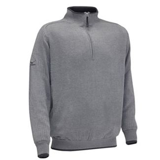 WINDLITE ZIP SWEATER (1/4 ZIP) Stone / Large