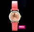 QUARTZ WATCH PINK LEATHER