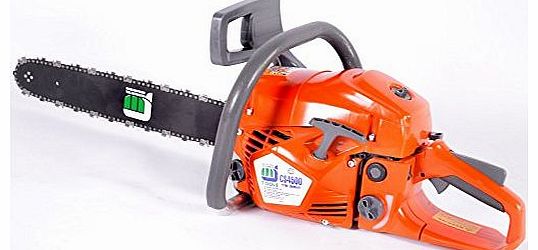  High Power 46cc Easy Start Petrol Chainsaw - 18`` Bar - Quality Chain