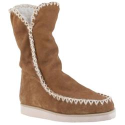 Female Escimo Tan Suede Casual in Tan