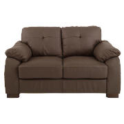 leather sofa regular, chocolate