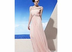 Modern Bateau Sleeveless Stretch satin Evening