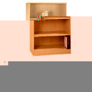 tall bookcase, beech effect