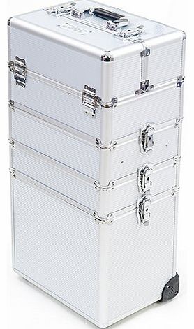 4-in-1 Silver Beauty Trolley