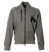 Dark Grey Full Zip Sweatshirt