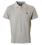 Grey Pique Polo Shirt