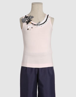 TOP WEAR Sleeveless t-shirts GIRLS on YOOX.COM