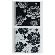 Flower Canvas 25X25cm, 2 Pack