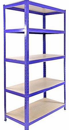 90 x 45 x 180 cm Steel Shelving Units/ Racking Bays, Pack of 1, Blue