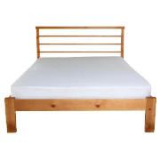 Single Bed, Dark Stain