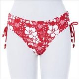 OP Ladies Hi Leg Bikini Brief Chilli Flower 12