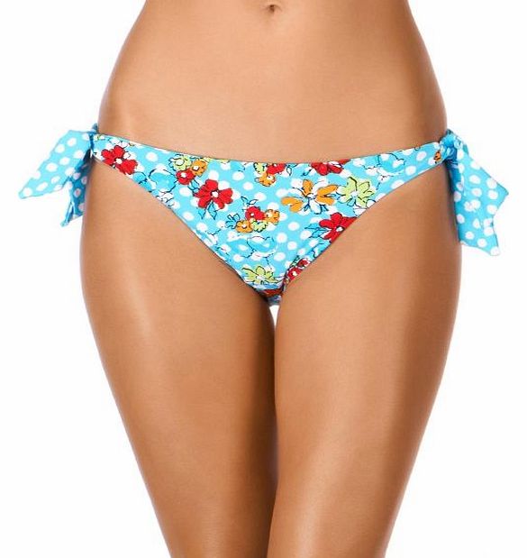 Womens Moontide Screen Sirens Tie Bikini Bottom