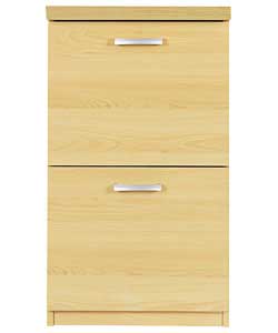 Beech Finish 2 Drawer Filer