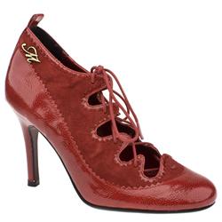 Female An De Toi Blackberry Patent Upper Evening in Red