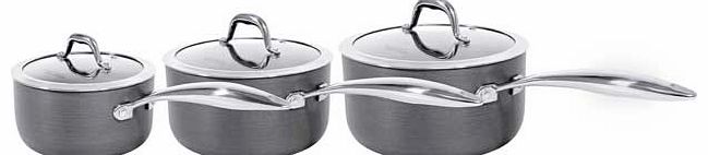 Hard Anodised 3 Piece Pan Set -