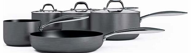 Hard Anodised 5 Piece Pan Set -