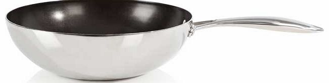 Pro Tri 28cm Wok - Stainless Steel