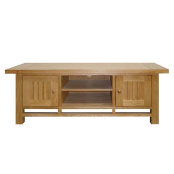 Artisan Solid Oak TV Unit