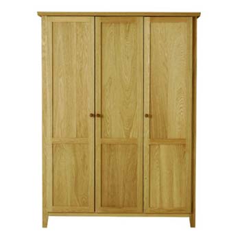 Avenue Oak 3 Door Wardrobe