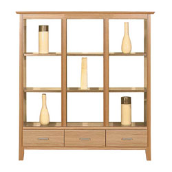 Horizon Open Bookcase - Natural Oak