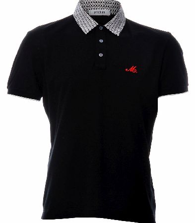 Contrasting Collar Polo