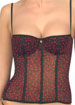 Heart Mesh underwired bustier