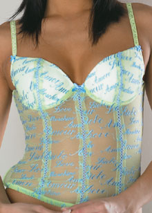 Lace corset