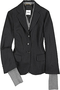 Moschino Wool pinstripe blazer