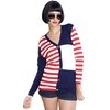 Lu Lu Cardigan - White Blue & Red