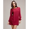 Maggie Shift Dress in Wine