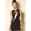 Paloma Dress - Black/Bronze Bolt/Net