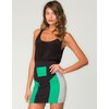 Motel Annette Colour Block Dress in Green