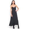 Motel Anya Maxi Dress in Black Polka Dot Print